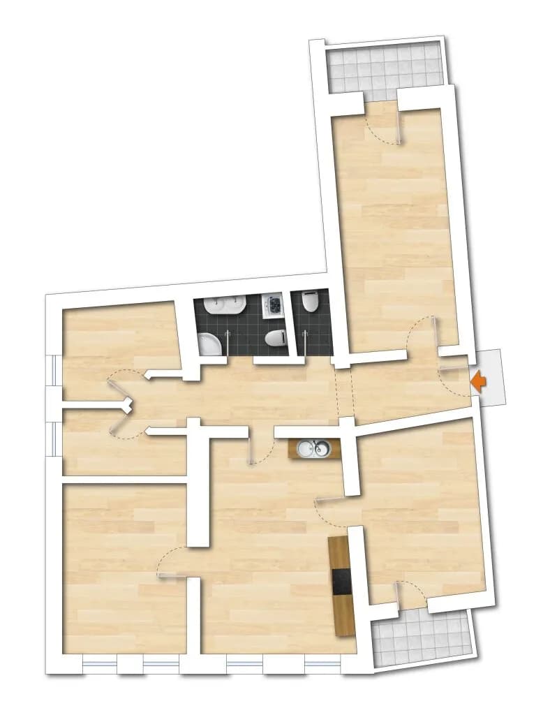 6-Zimmer-Wohnung kaufen in Gmunden – 135 m², € 370.000 – Bild 12 von 12