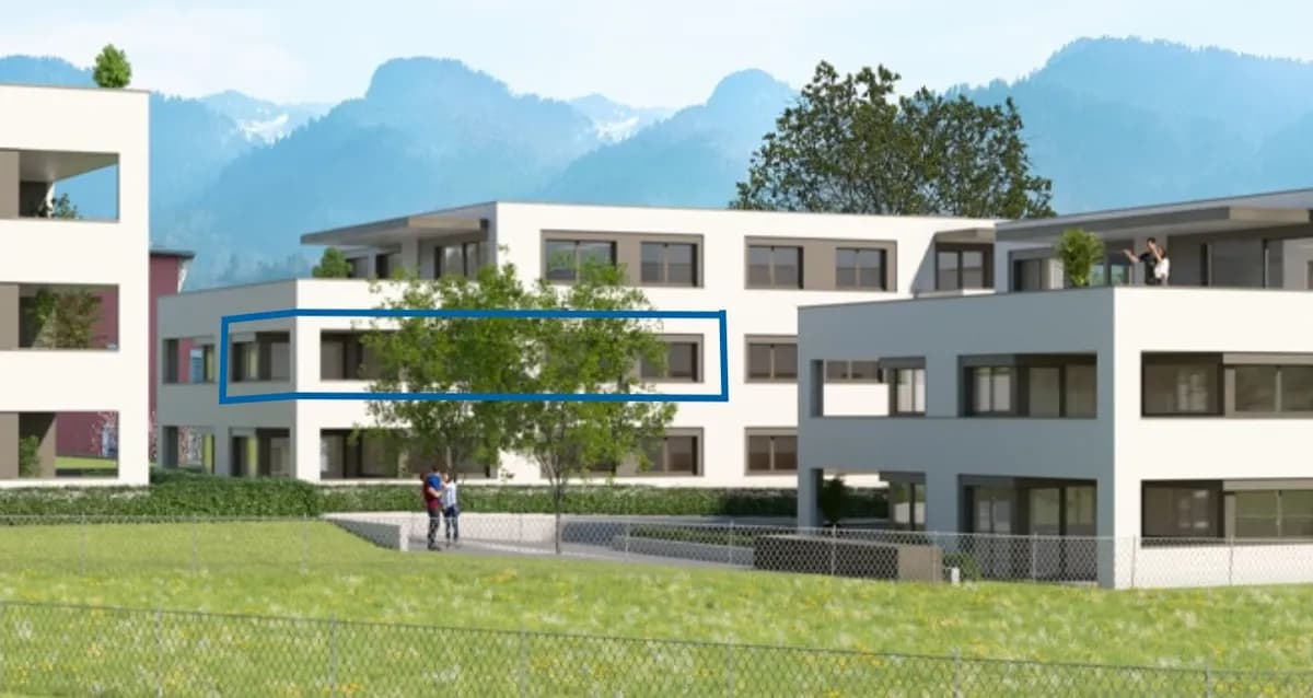 3-Zimmer-Wohnung mieten in Dornbirn – 73,99 m², € 1.550