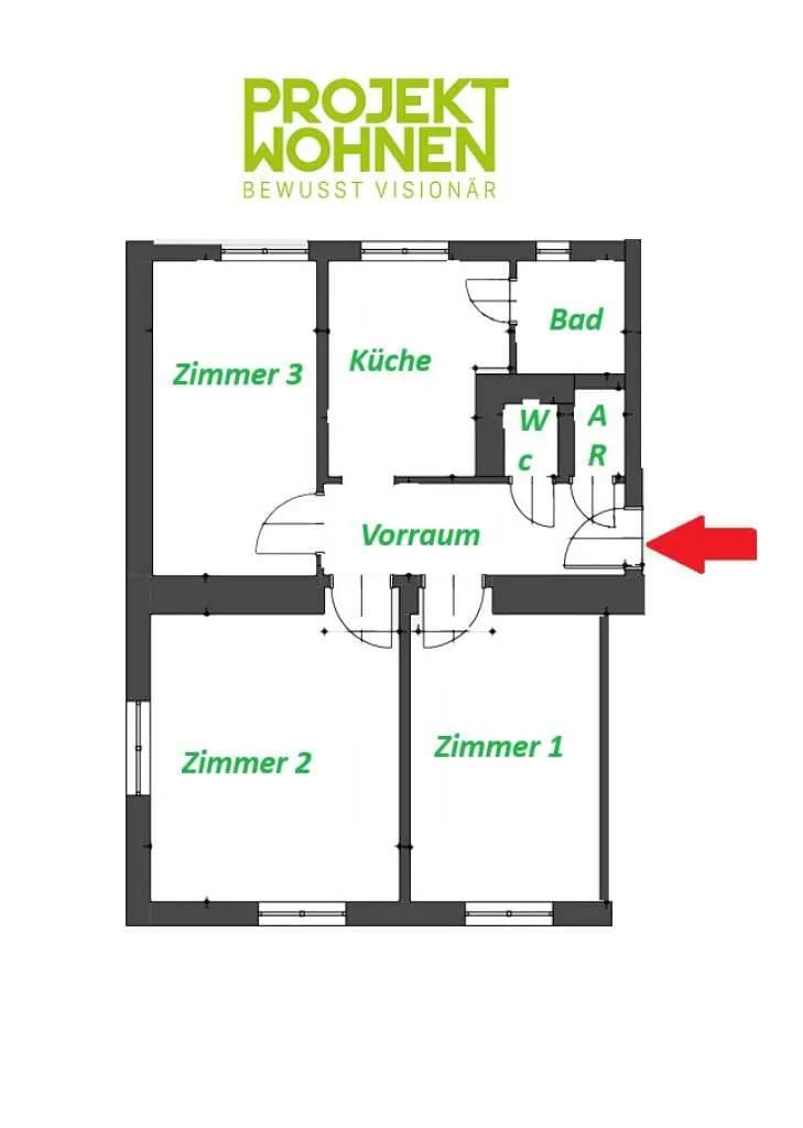 3-Zimmer-Wohnung kaufen in Graz – 69 m², € 179.000 – Bild 13 von 13