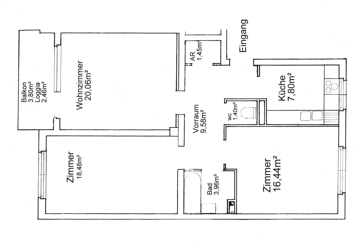 3-Zimmer-Wohnung kaufen in Graz – 79,17 m², € 220.000 – Bild 14 von 23
