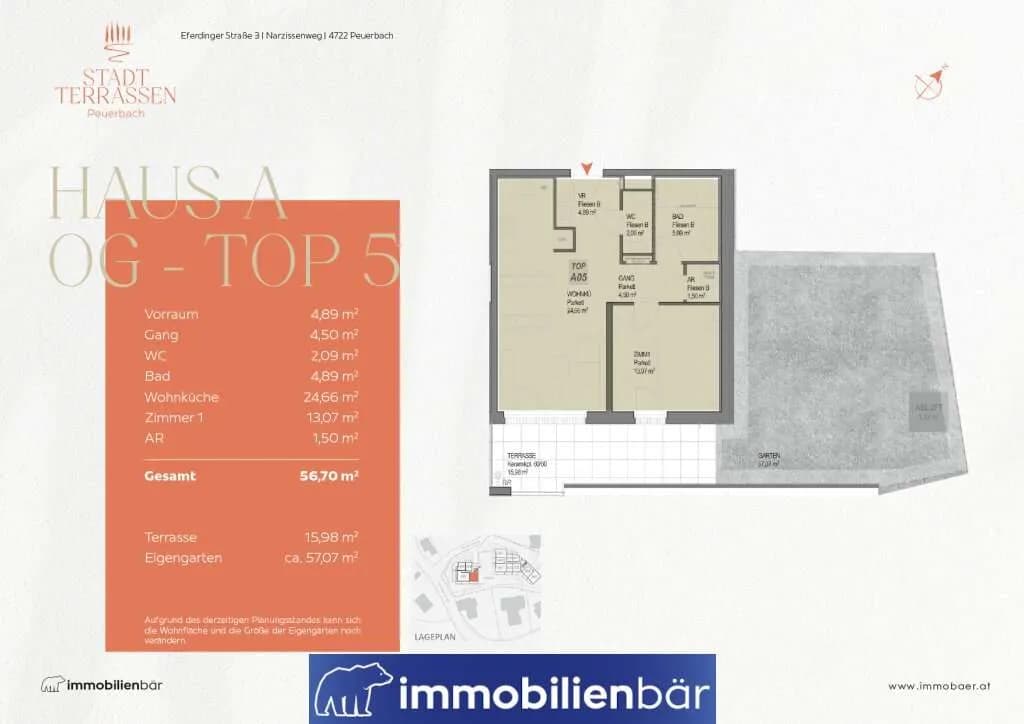 2-Zimmer-Wohnung kaufen in Grieskirchen – 56,7 m², € 293.042 – Bild 7 von 7
