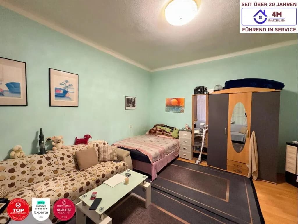 1-Zimmer-Wohnung kaufen in Wien – 36,8 m², € 80.000 – Bild 1 von 6