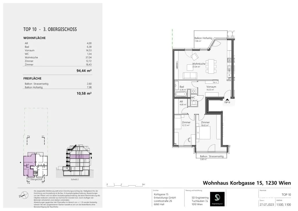 3-Zimmer-Wohnung kaufen in Wien – 94,44 m², € 749.000 – Bild 8 von 8
