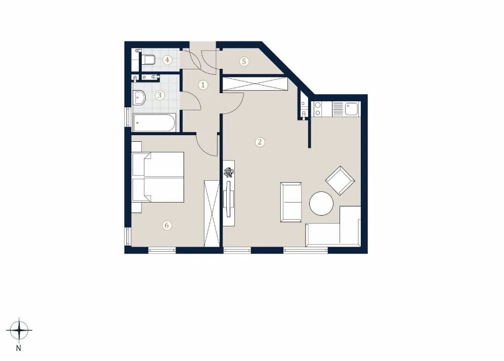 2-Zimmer-Wohnung kaufen in Wien – 54,6 m², € 329.000 – Bild 17 von 17