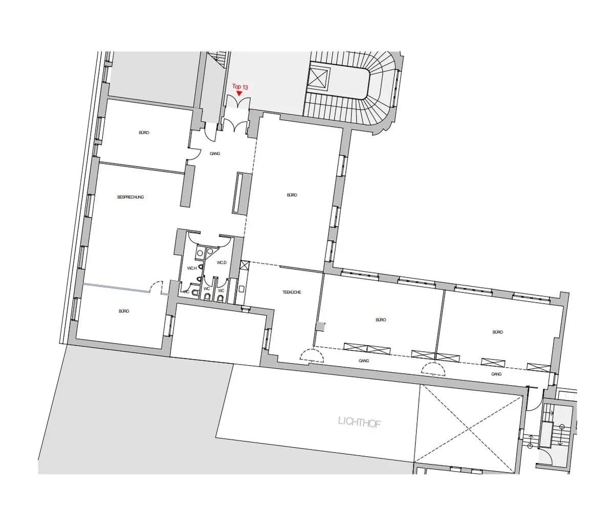 6-Zimmer-Gewerbeimmobilie mieten in Wien – 333 m², € 6.090 – Bild 8 von 8
