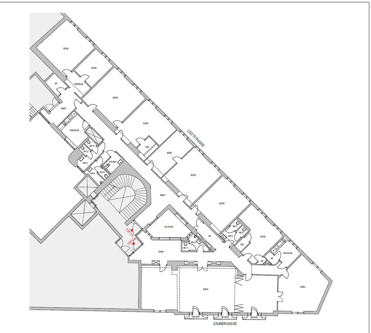 12-Zimmer-Gewerbeimmobilie mieten in Wien – 513 m², € 12.297 – Bild 15 von 15