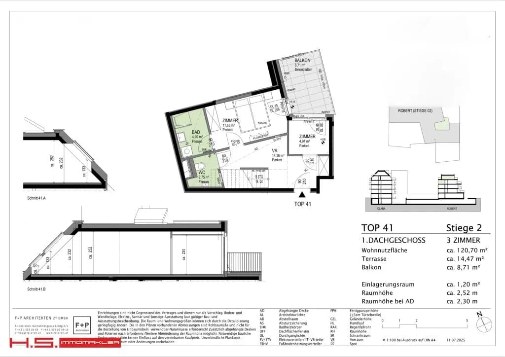 3-Zimmer-Wohnung kaufen in Wien – 120 m², € 1.190.000 – Bild 14 von 15