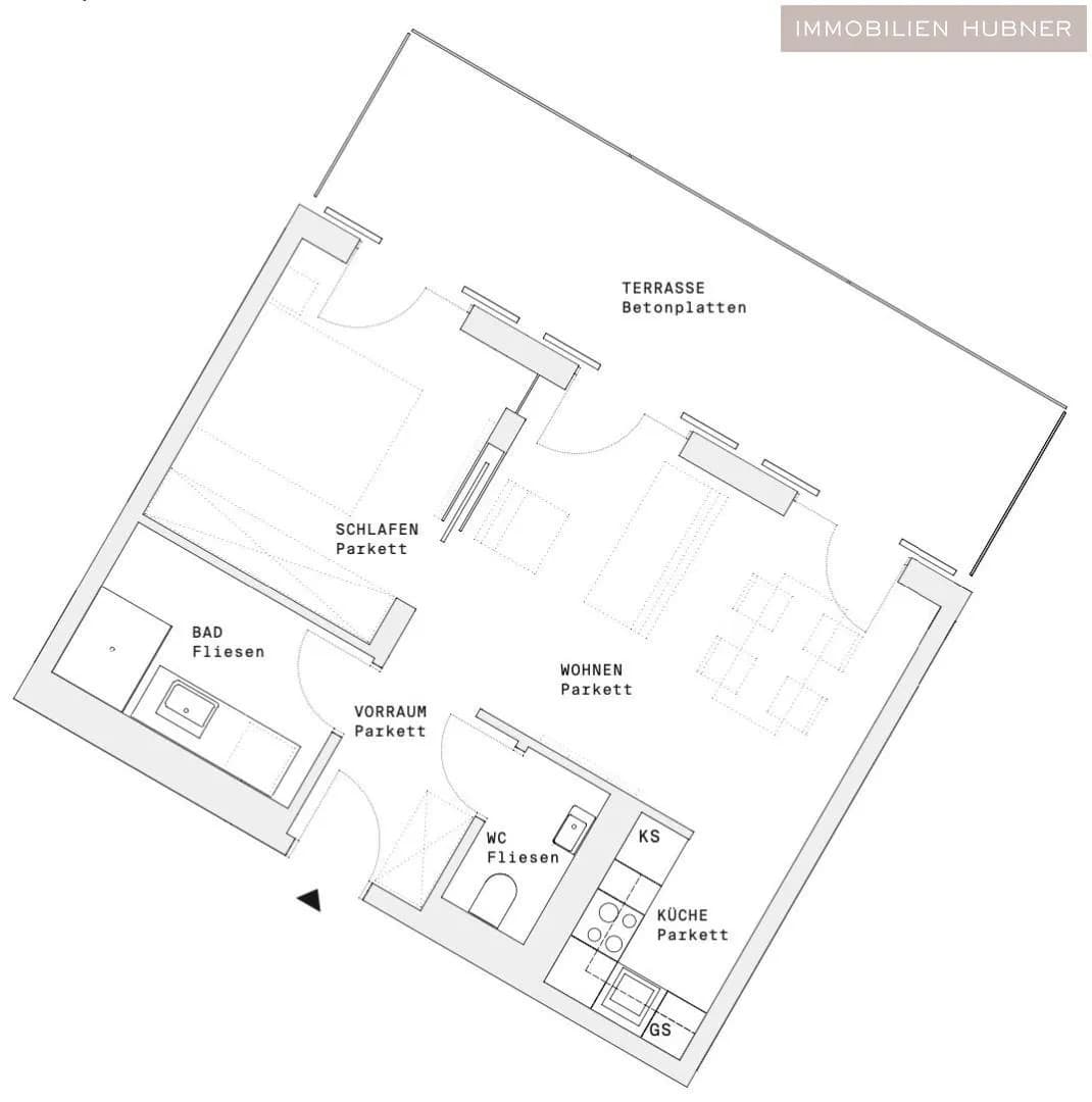 2-Zimmer-Wohnung mieten in Wien – 45 m², € 1.645 – Bild 18 von 20