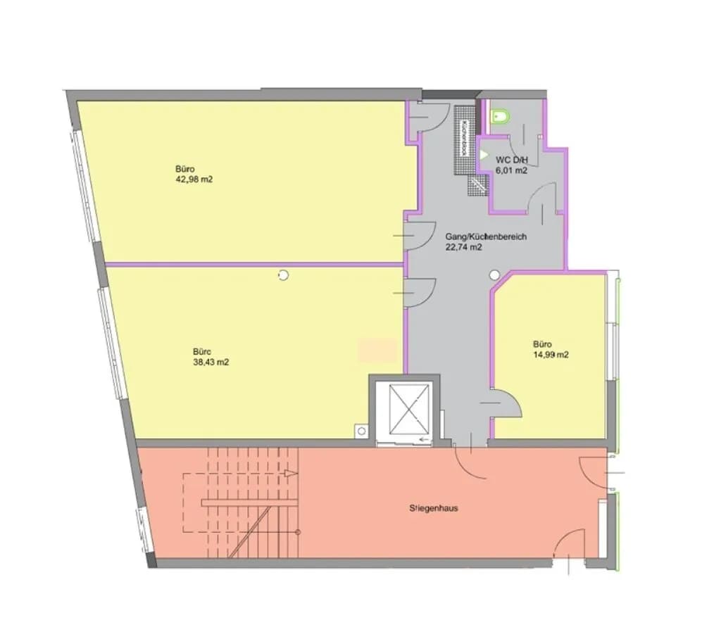 3-Zimmer-Gewerbeimmobilie mieten in Graz – 126 m², € 1.100 – Bild 10 von 10