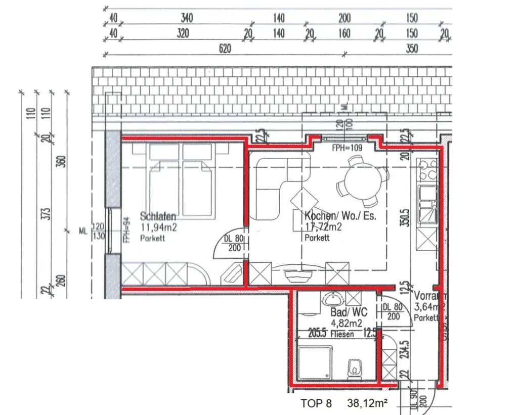2-Zimmer-Wohnung mieten in Leibnitz – 38,12 m², € 429 – Bild 14 von 14