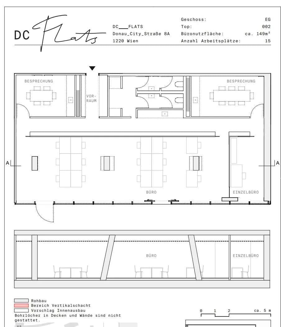 4-Zimmer-Gewerbeimmobilie mieten in Wien – 149 m², € 3.415 – Bild 4 von 4