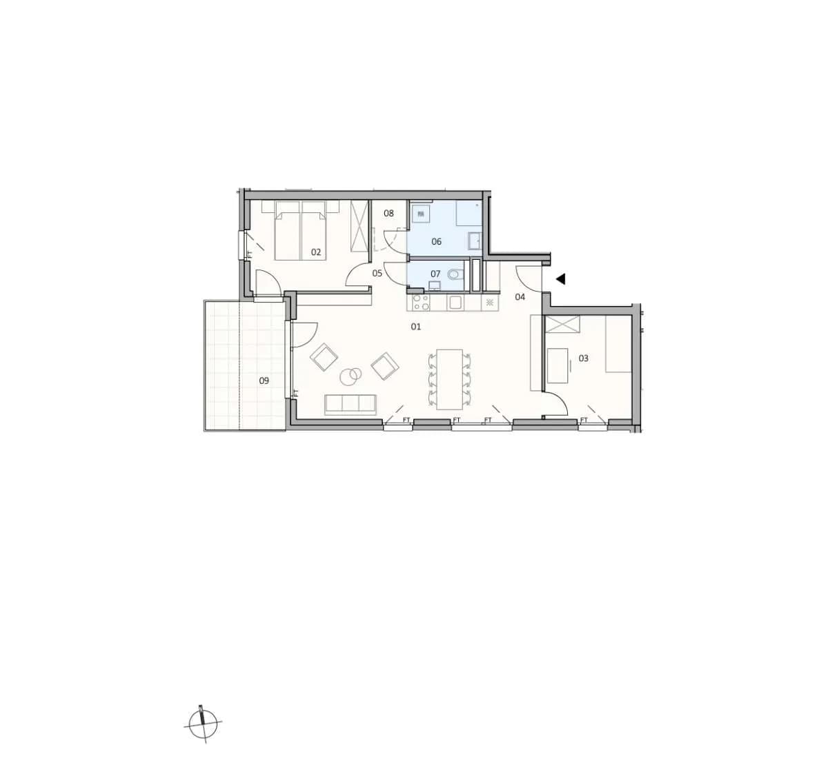 3-Zimmer-Wohnung kaufen in Villach – 74,48 m², € 407.000 – Bild 2 von 5