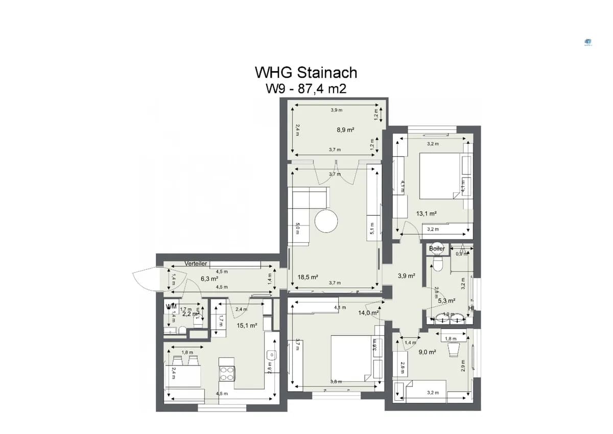 4-Zimmer-Wohnung kaufen in Liezen – 87,4 m², € 249.000 – Bild 20 von 23