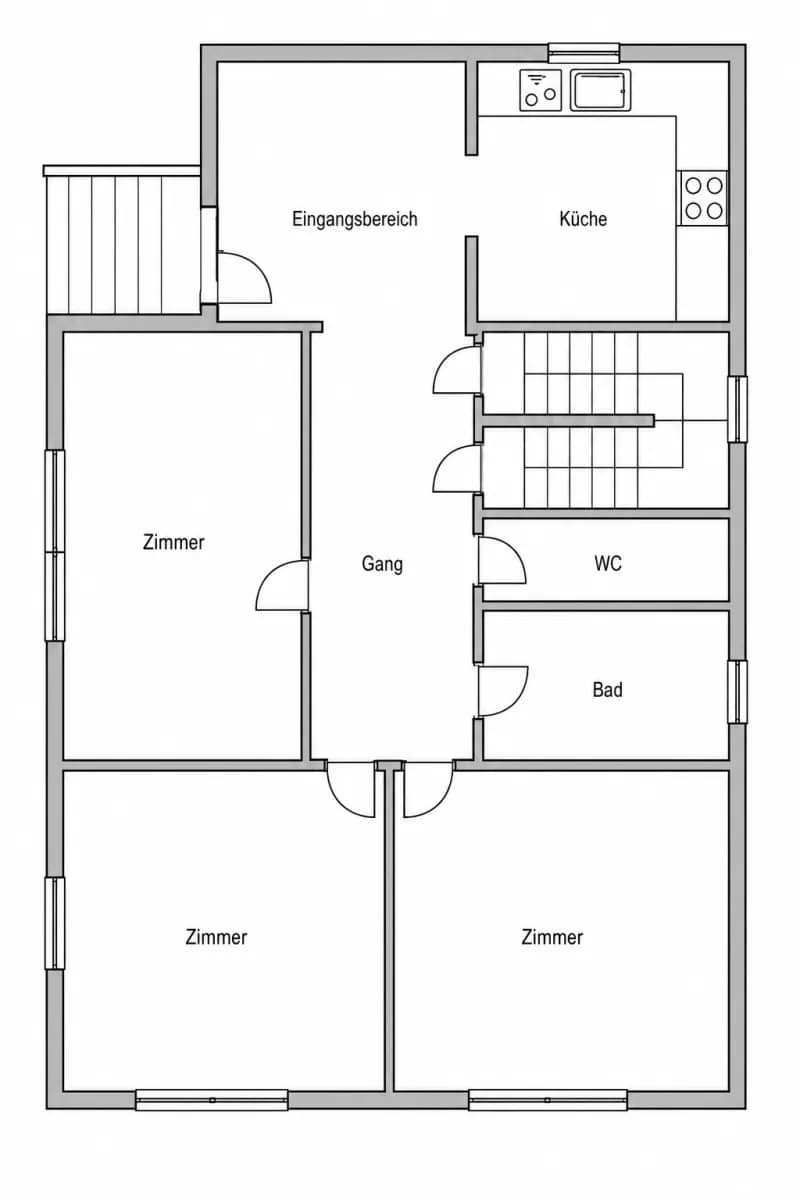 3-Zimmer-Haus kaufen in Güssing – 80 m², € 129.500 – Bild 14 von 20