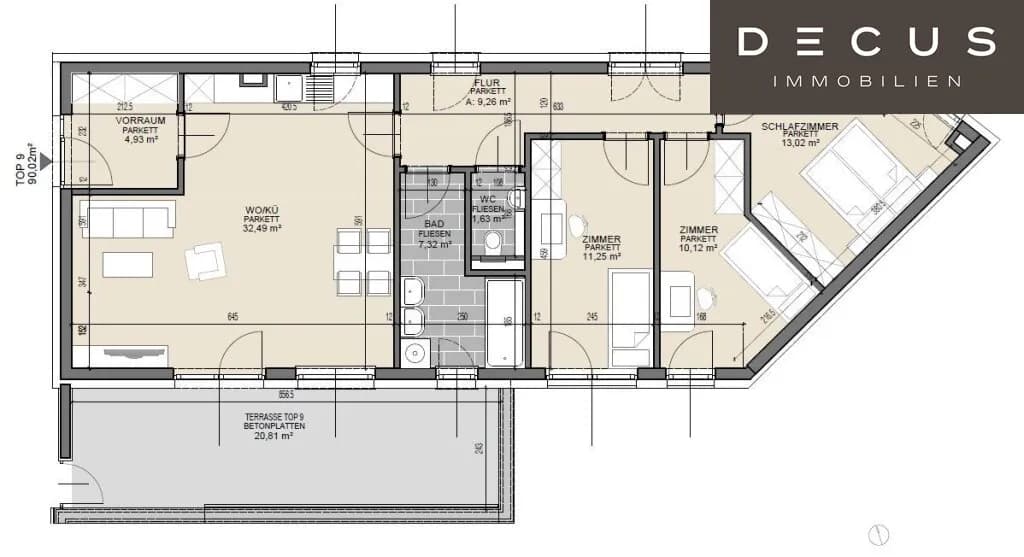4-Zimmer-Wohnung kaufen in Graz – 90 m², € 349.500 – Bild 21 von 21