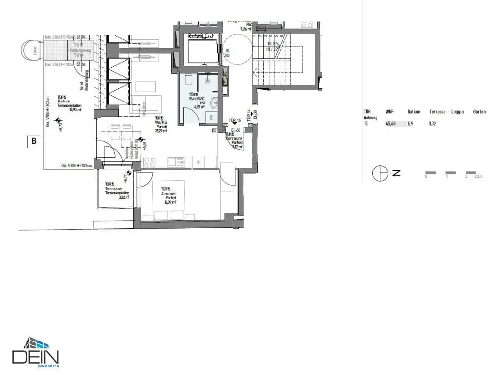 2-Zimmer-Wohnung kaufen in Wien – 45,48 m², € 249.000 – Bild 13 von 13