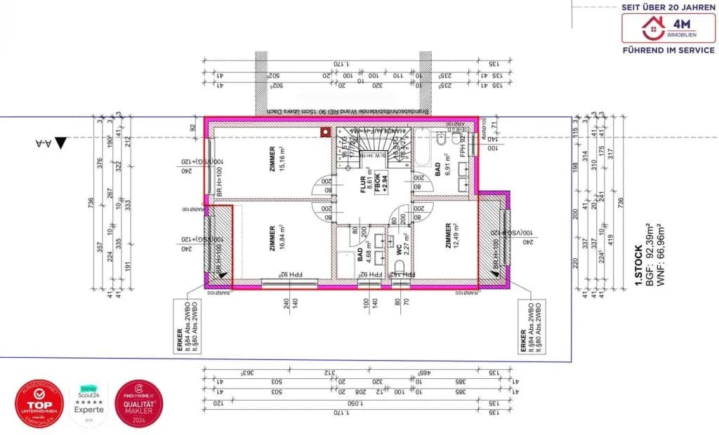 9-Zimmer-Haus kaufen in Wien – 190 m², € 1.898.000 – Bild 28 von 30