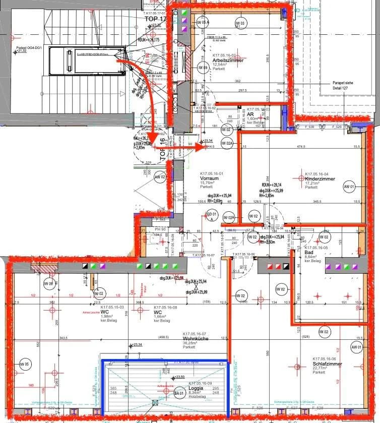 4-Zimmer-Wohnung mieten in Wien – 117 m², € 4.100 – Bild 2 von 18