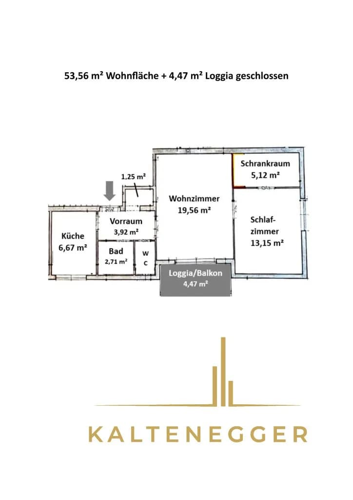 2-Zimmer-Wohnung kaufen in Wien – 53,56 m², € 198.000 – Bild 15 von 16