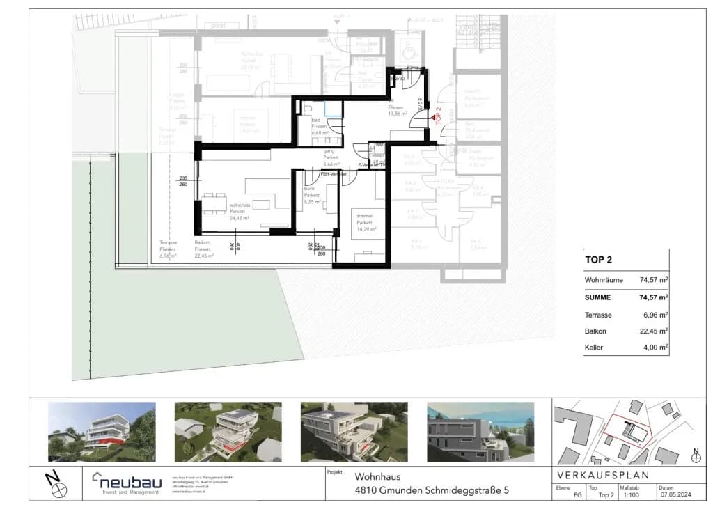 Wohnung mieten in Gmunden – 74,57 m², € 1.539 – Bild 9 von 10