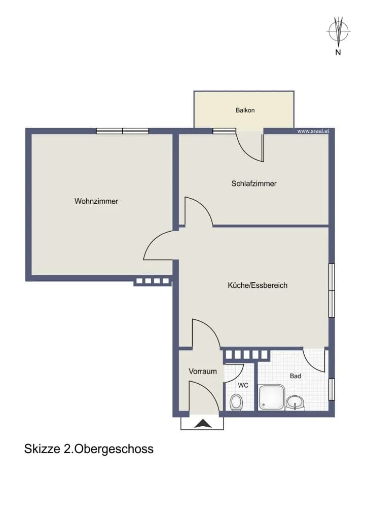 3-Zimmer-Wohnung kaufen in Zell am See – 61,32 m², € 180.000 – Bild 5 von 5