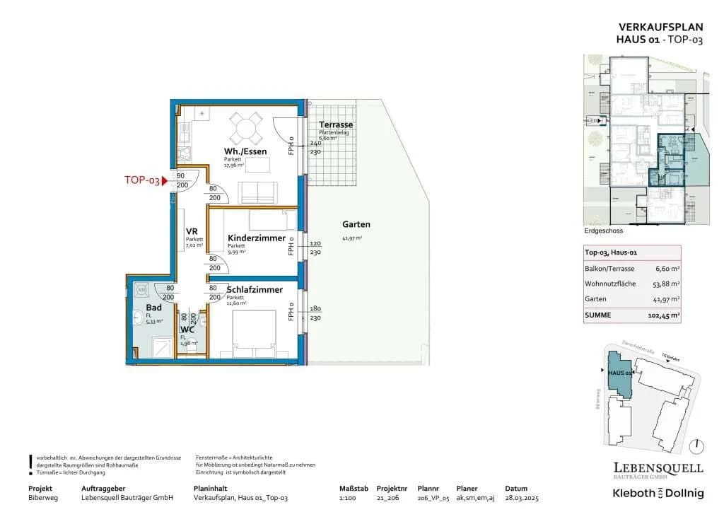3-Zimmer-Wohnung kaufen in Linz – 53,88 m², € 283.997 – Bild 7 von 7