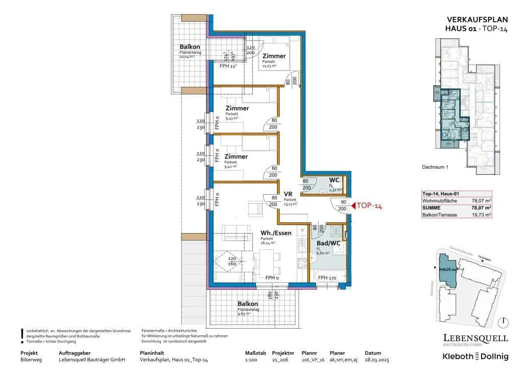 4-Zimmer-Wohnung kaufen in Linz – 78,07 m², € 377.951 – Bild 7 von 7