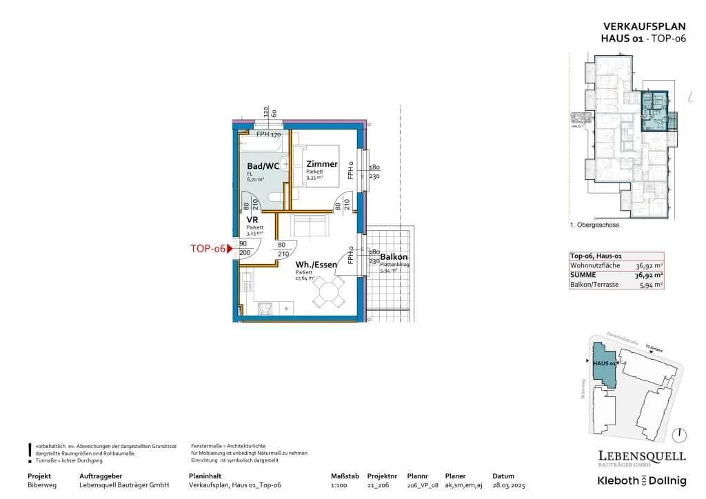 2-Zimmer-Wohnung kaufen in Linz – 37,16 m², € 199.315 – Bild 7 von 7
