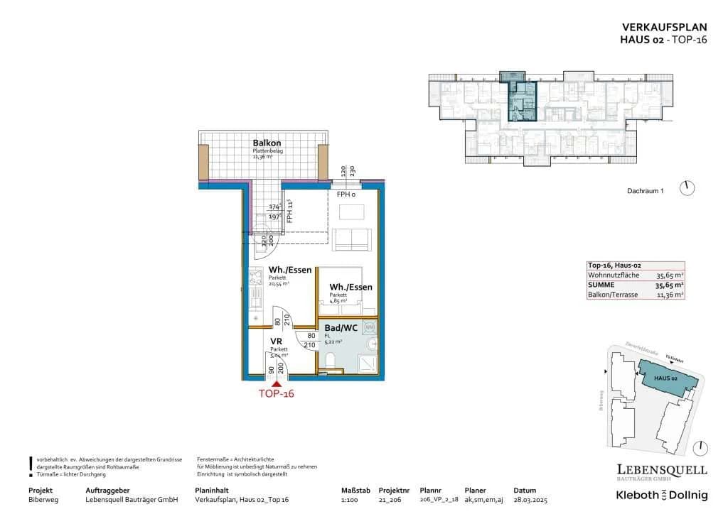 1-Zimmer-Wohnung kaufen in Linz – 35,65 m², € 183.573 – Bild 7 von 7