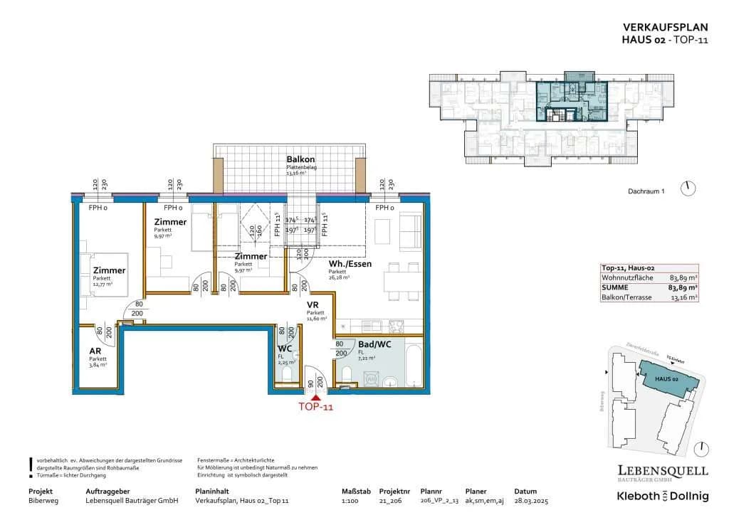 4-Zimmer-Wohnung kaufen in Linz – 84,59 m², € 368.920 – Bild 7 von 7
