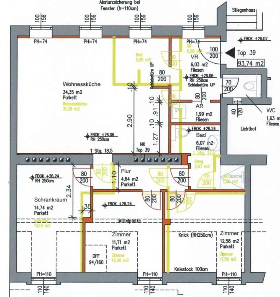 4-Zimmer-Wohnung kaufen in Wien – 93,74 m², € 599.000 – Bild 29 von 29