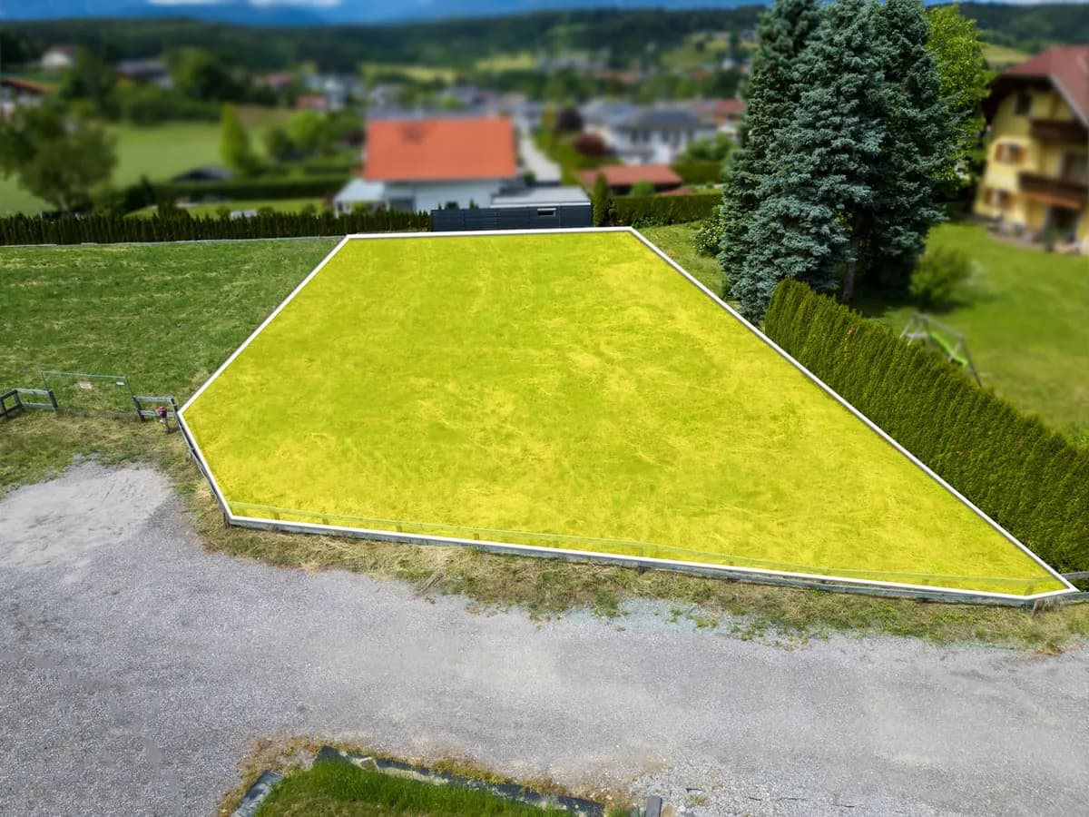Grundstück kaufen in Villach Land – 1 077 m², € 347.750 – Bild 3 von 9