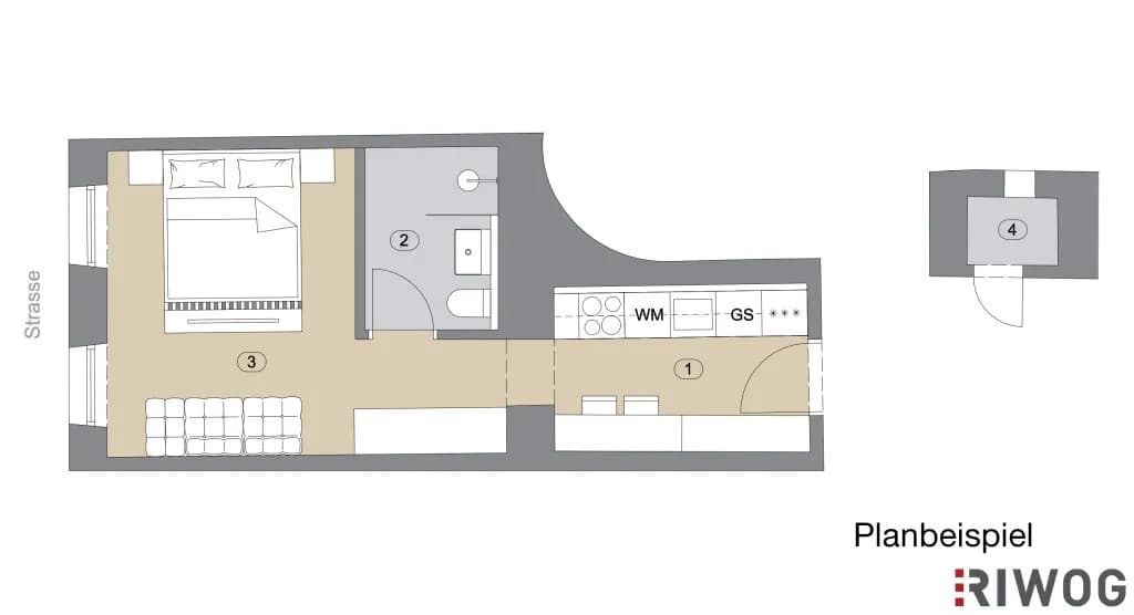 1-Zimmer-Wohnung kaufen in Wien – 27,55 m², € 107.500 – Bild 16 von 17