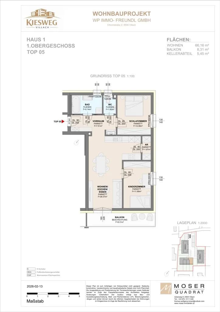 Wohnung kaufen in Villach – 65 m², € 400.000 – Bild 8 von 12