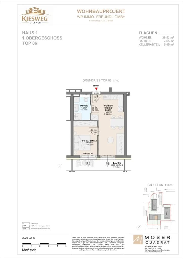 Wohnung kaufen in Villach – 65 m², € 400.000 – Bild 9 von 12