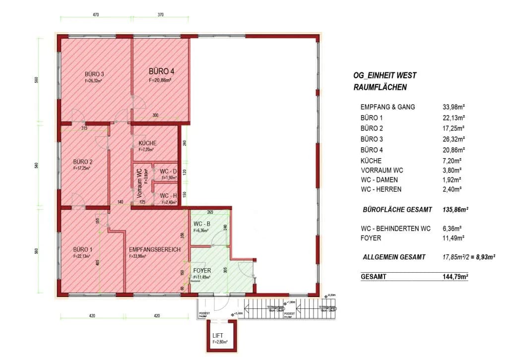 5-Zimmer-Gewerbeimmobilie mieten in Villach Land – 145 m², € 1.902 – Bild 24 von 24