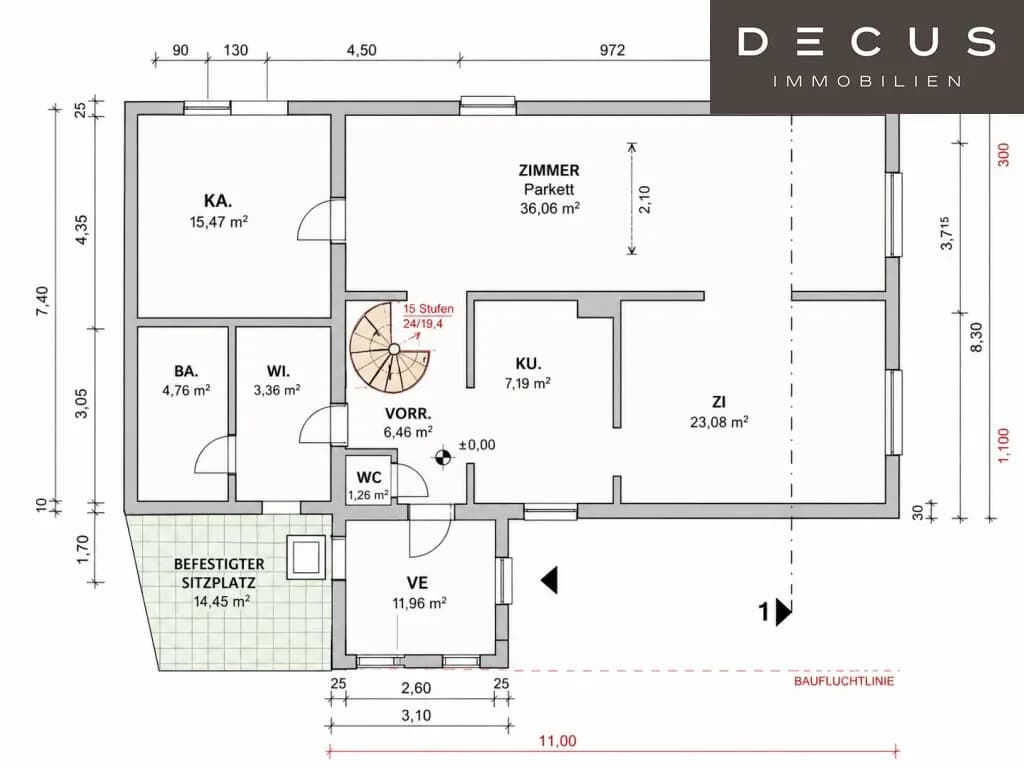 4-Zimmer-Haus kaufen in Wien – 156 m², € 649.000 – Bild 12 von 13