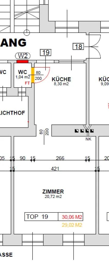 1-Zimmer-Wohnung kaufen in Wien – 30,06 m², € 125.000 – Bild 5 von 5