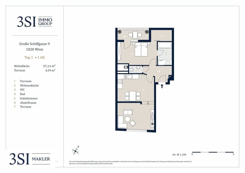 2-Zimmer-Wohnung kaufen in Wien – 57,13 m², € 479.000 – Bild 16 von 16