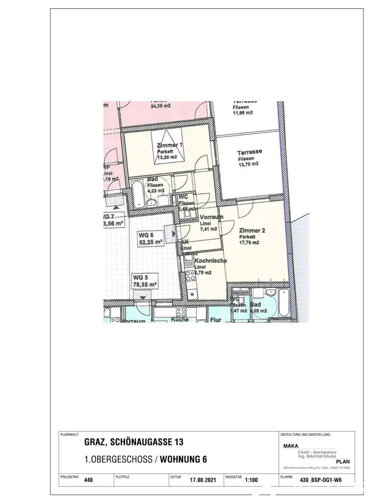 2-Zimmer-Wohnung mieten in Graz – 52,25 m², € 681 – Bild 12 von 12