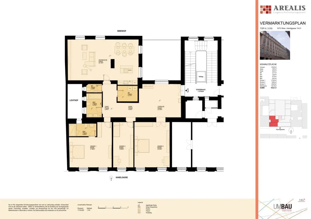 4-Zimmer-Wohnung mieten in Wien – 189,02 m², € 3.269 – Bild 15 von 16