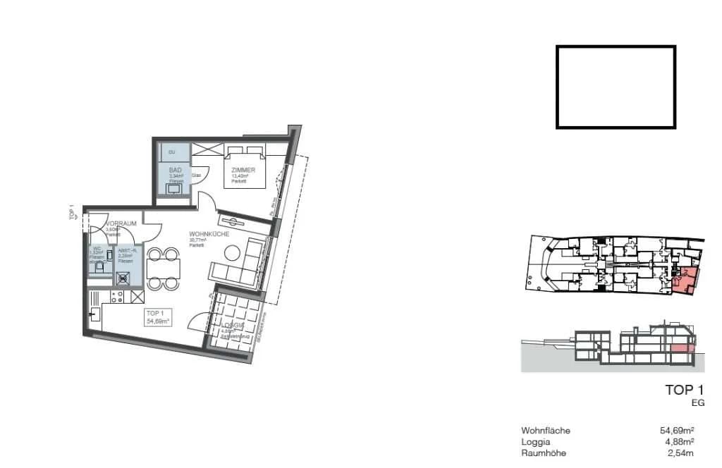 2-Zimmer-Wohnung kaufen in Wien – 54,59 m², € 389.815 – Bild 16 von 16