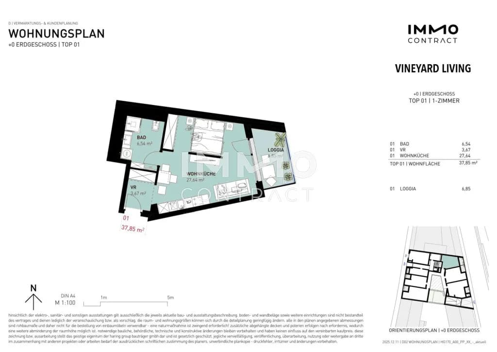 1-Zimmer-Wohnung kaufen in Wien – 37,85 m², € 259.500 – Bild 10 von 10