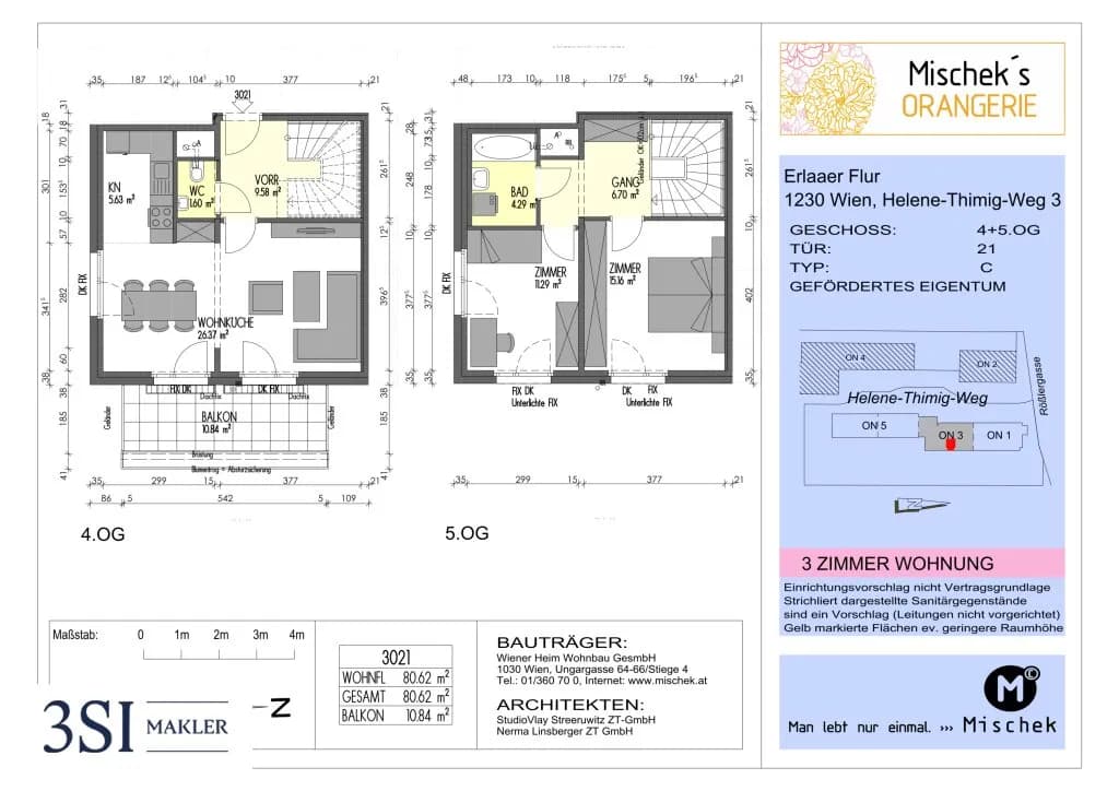 3-Zimmer-Wohnung kaufen in Wien – 80,62 m², € 495.000 – Bild 24 von 24