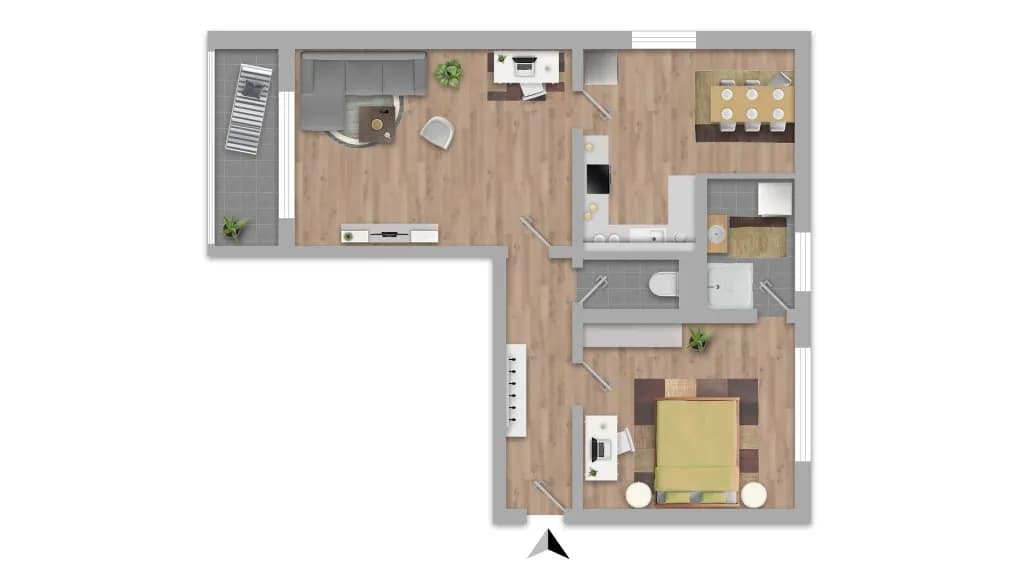 2-Zimmer-Wohnung mieten in Linz – 69 m², € 904 – Bild 14 von 14