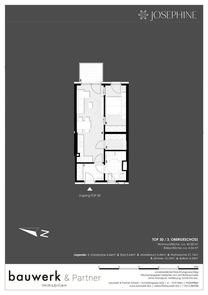 2-Zimmer-Wohnung kaufen in Wien – 45 m², € 413.900 – Bild 10 von 10
