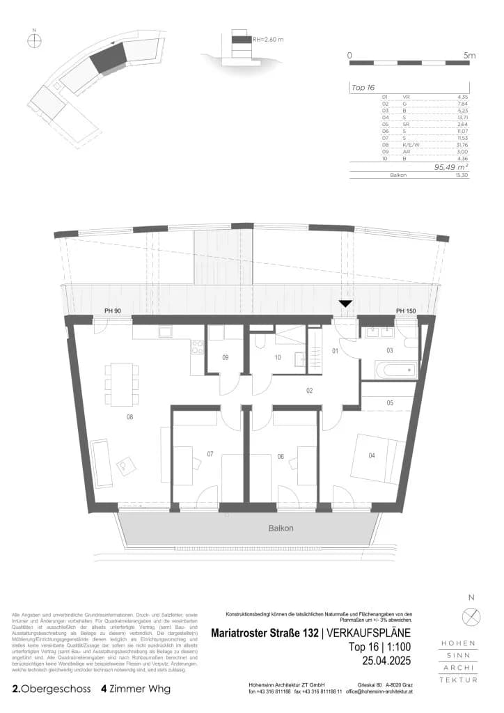 4-Zimmer-Wohnung kaufen in Graz – 95,04 m², € 639.000 – Bild 9 von 9