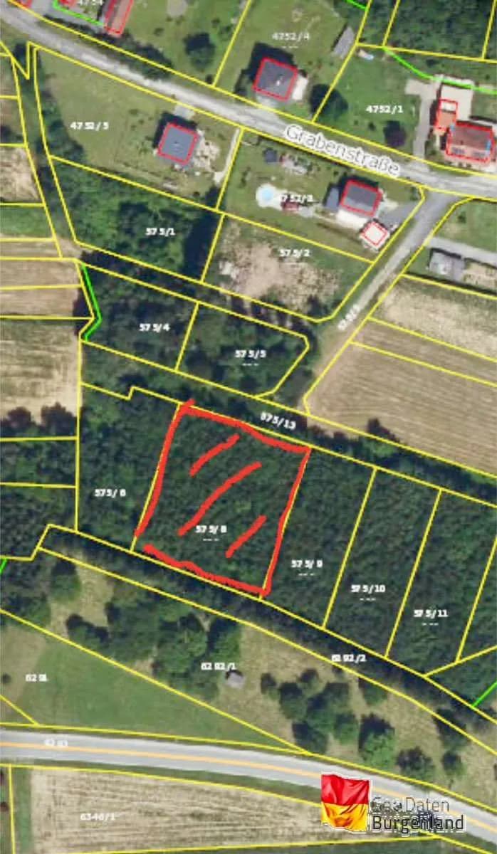 Grundstück kaufen in Güssing – 2 256 m², € 80.000
