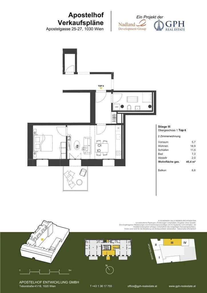 2-Zimmer-Wohnung kaufen in Wien – 45,4 m², € 416.257 – Bild 48 von 48