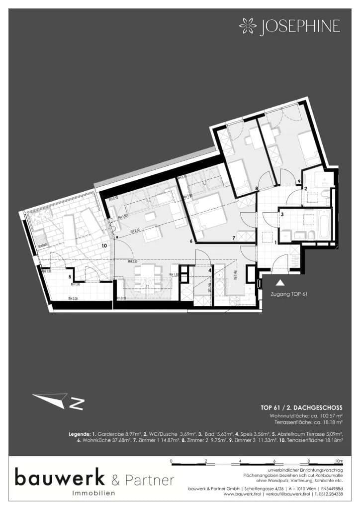 4-Zimmer-Wohnung kaufen in Wien – 100,16 m², € 1.142.500 – Bild 11 von 11